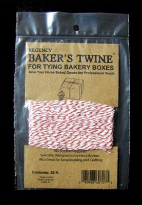 Regency Bakers Twine Red & White (25')