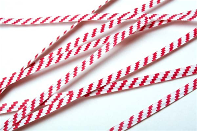 Twist Ties Red and White - 50 Pack