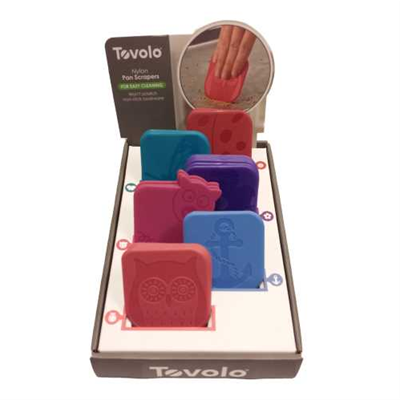 Tovolo Nylon Panscrapers, Assorted Colors and Designs