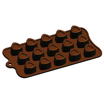 CHOC. MOLD 9X4" 3 CRN PASTRY