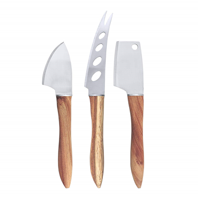 Swissmar 3pc Acacia Cheese Knife Set