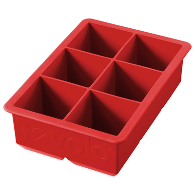King Cube Ice Tray - Red