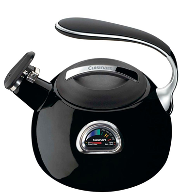 Cuisinart PerfecTemp Porcelain Enameled Teakettle Black