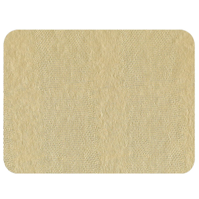 Caspari Lizard Felt-Backed Placemat - Platinum 