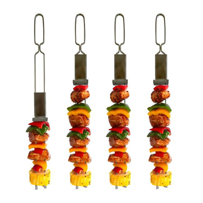 Fox Run Stainless Steel Slider Skewers - Set of 4