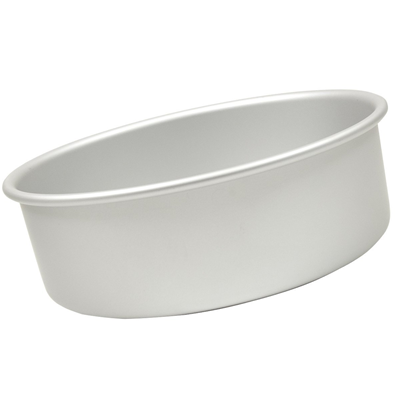 Fat Daddio's Anodized Aluminum Round Cake Pan, 8 Inches by 3 Inches   