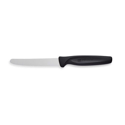 Wusthof Zest 4 Serrated Paring / Steak Knife - Black