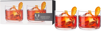 Viski Crystal Negroni Tumbler Set