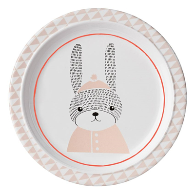 Sophia Bunny Melamine Plate