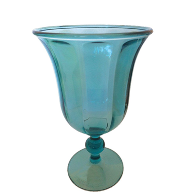 Caspari Acrylic 15oz Goblet in Turquoise 