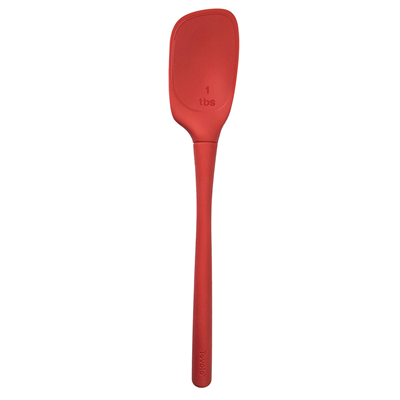 Tovolo Flex-Core All Silicone Deep Spoon - Red
