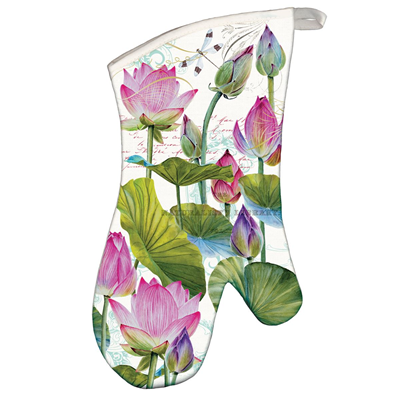 Michel Design Works Water Lilies Oven Mitt  