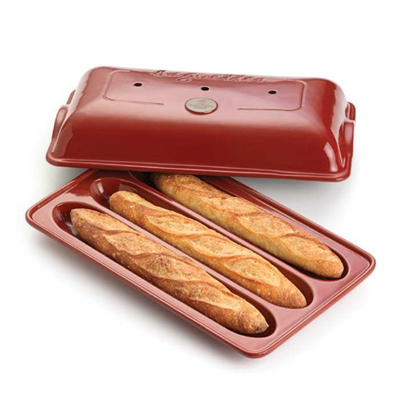 Emile Henry  Baguette Baker -  Burgundy 