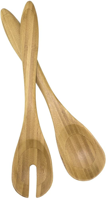 Bamboo Euro Salad Servers