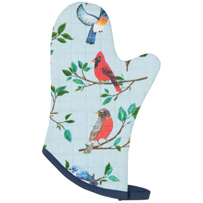 Now Designs Oven Mitt - Birdsong 