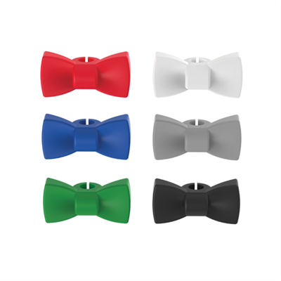 Bow Tie Silicone Wine Charms - Set of 6 