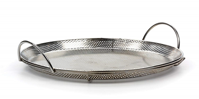 RSVP Endurance Precision Pierced Pizza Pan / Grill Plate