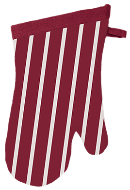 MUkitchen Apron -  Cabernet Stripe 