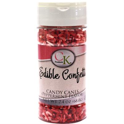 CK Products Candy Cane Peppermint Edible Confetti Mix - 2.6oz  