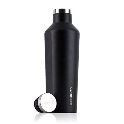 Corkcicle Waterman 16-oz  Insulated Canteen Bottle - Matte Black