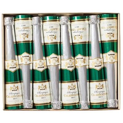 Caspari Champagne Bottle Cone Celebration Crackers