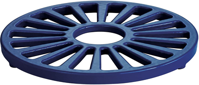 Tramontina Enameled Cast Iron Round Trivet - Cobalt 