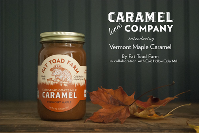 Fat Toad Farm 2-oz Vermont Maple Caramel Sauce - Gift Bag Collection