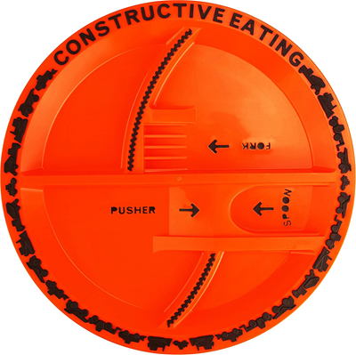 Constructive Eating Construction Plate