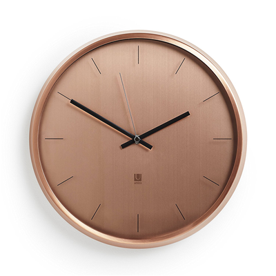Umbra Meta Wall Clock - Copper 
