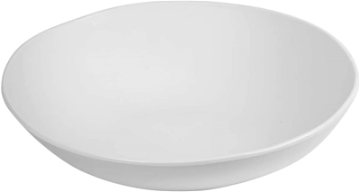 TarHong Melamine Matte Craft Coupe Serving Bowl - White 