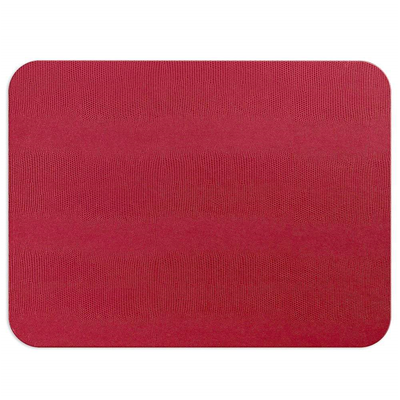 Caspari Lizard Felt-Backed Placemat - Cranberry