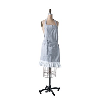 Creative Co-Op Pocket & Ruffle Apron