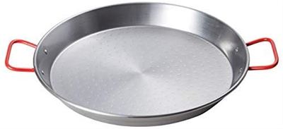 Winco Carbon Steel Paella Pan - 23-5/8" 