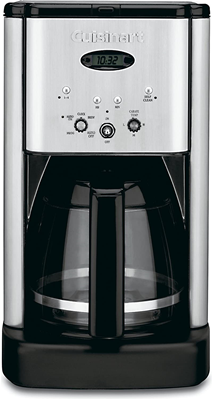 Cuisinart DCC-1200 Brew Central 12 Cup Programmable Coffeemaker, Black/Silver 