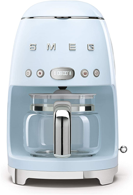 Smeg Drip Coffee Machine - Pastel Blue