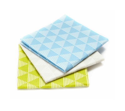 Full Circle "Pulp Friction" Cleaning Cloths - Geo Design 