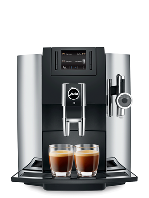 Jura E8 Fully Automatic Espresso & Coffee Machine - Chrome 