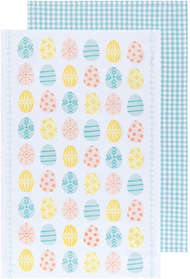 Now Designs Easter Eggs Kitchen Towel - Set of 2  