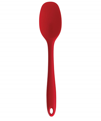 RSVP Ela's Favorite Silicone Spoon Spatula - Red 