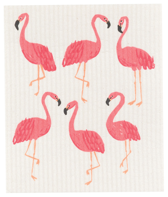 Ecologie Swedish Sponge Cloth - Flamingos 