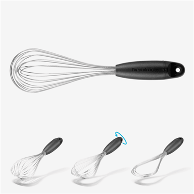 Dreamfarm Flisk Foldable Whisk - Black