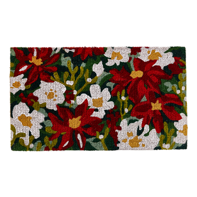 TAG Coir Doormat - Poinsettia 