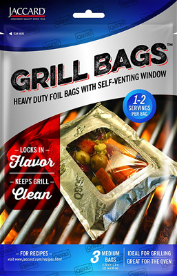 Jaccard Qbag Heavy Duty Aluminum Grill & Oven Bag