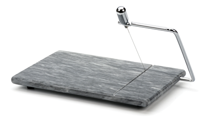 RSVP Grey Marble Cheese Board and Slicer