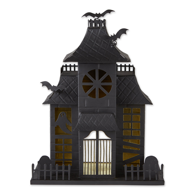 Halloween Haunted House Lantern - Medium