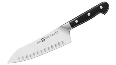 Zwilling Pro 7" Rocking Santoku with Hollow Edge Knife