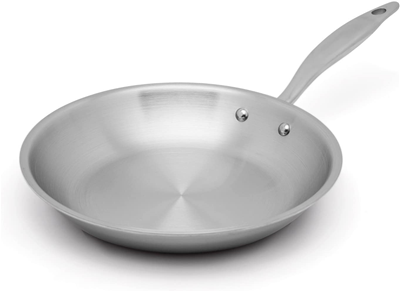 Heritage Steel by Hammer Stahl Stainless Steel 10.5" Fry Pan 