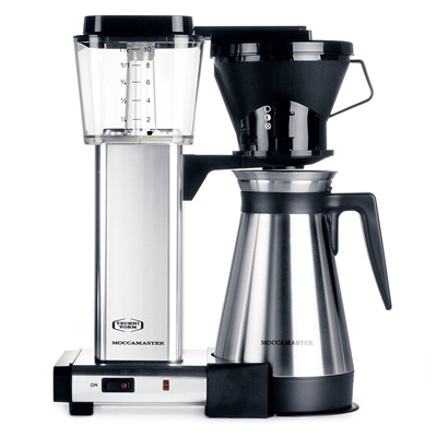 Moccamaster KBT Coffee Maker - Polished Silver 