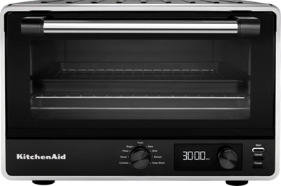 KitchenAid Matte Black Digital Countertop Toaster Oven