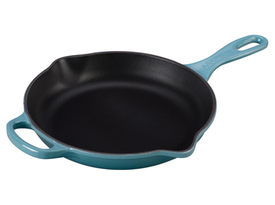 Le Creuset 9" Signature Cast Iron Skillet - Caribbean